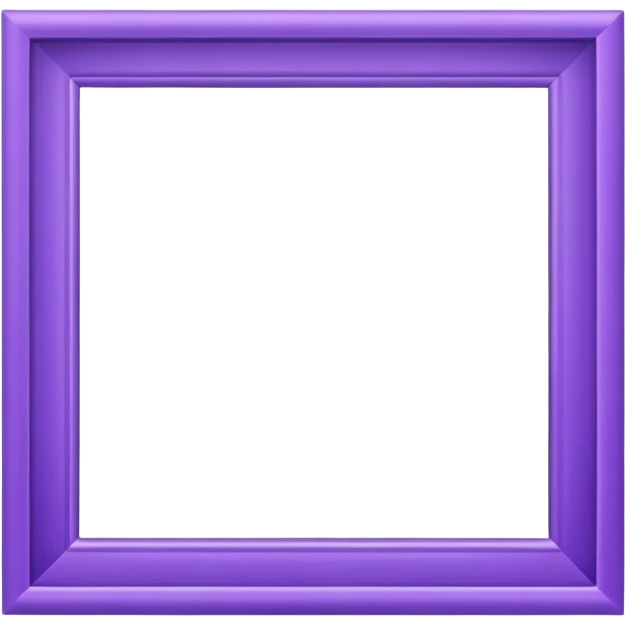 Purple empty frame emoji