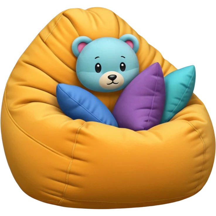bean bag chair emoji