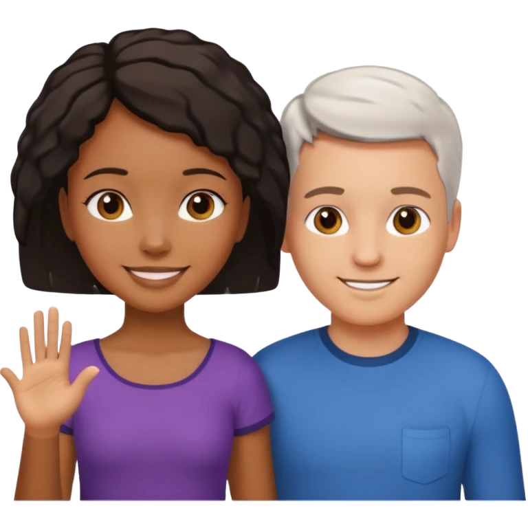 Black girl doggystyle with white man emoji