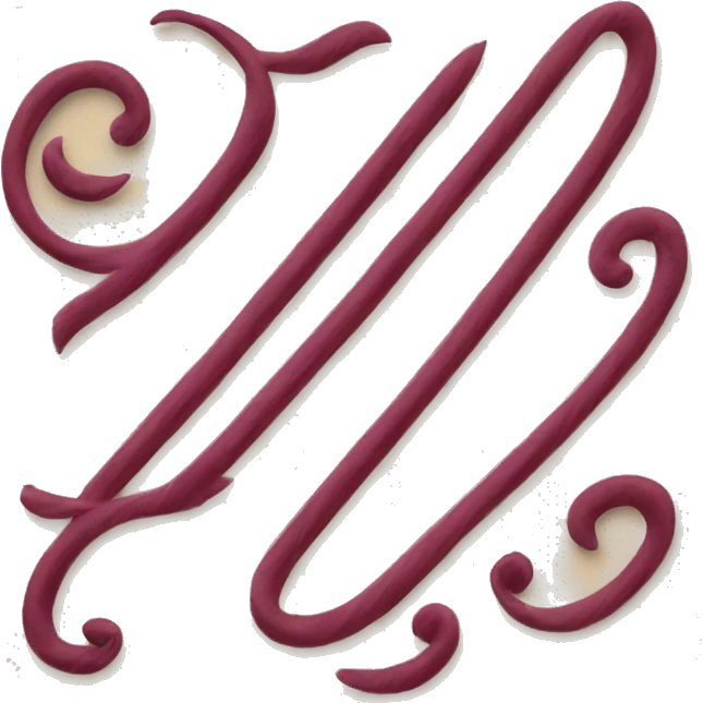 Burgundy Scroll emoji