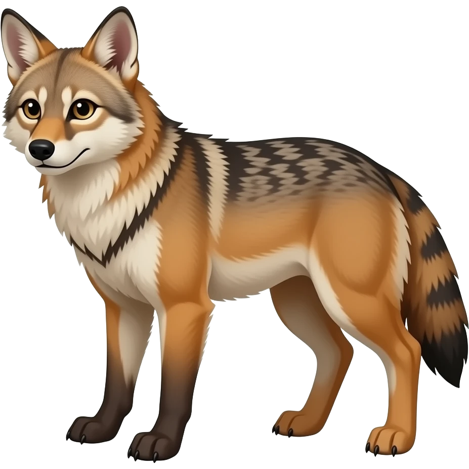 Civet-Maned-Wolf-Cungi-Bungi-Unga-Bunga-Teletubby-Vernid-Trico-Fakémon-hybrid emoji