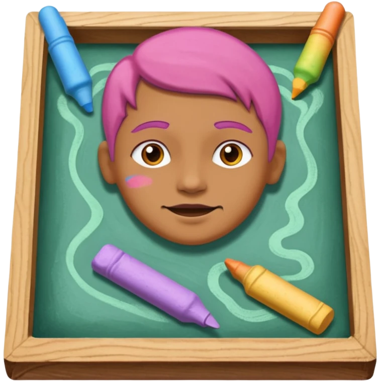 Street Chalk Drawer emoji