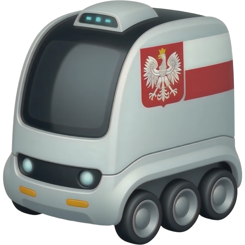 poland delivery robot emoji