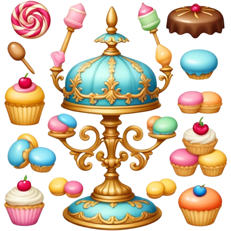 rococo sweets emoji