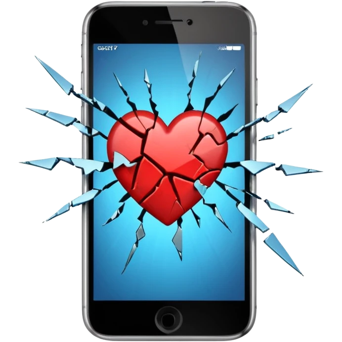 Emoji heart break iphone XR  emoji