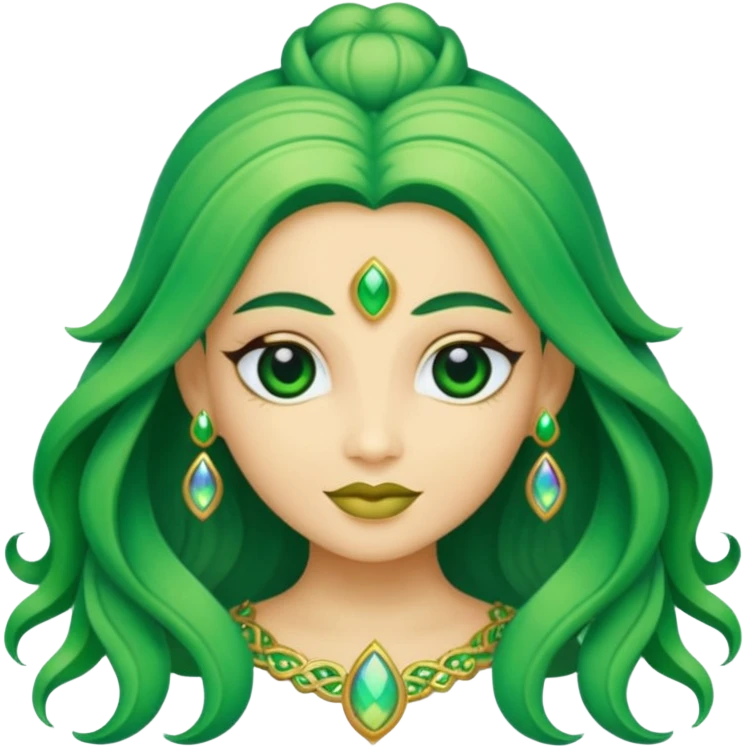 el shrak green maja emoji