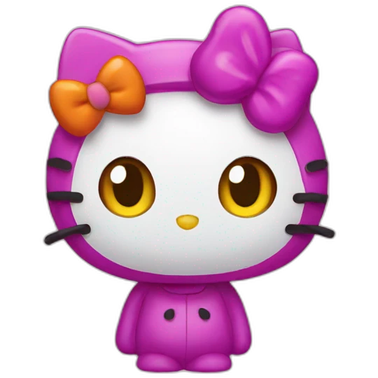 Hello kitty Halloween emoji