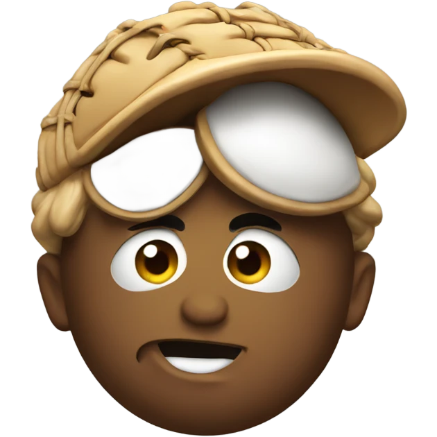 Giant playing baseball emoji