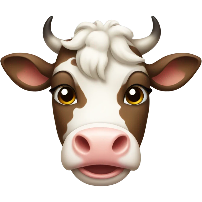 cute female cow emoji