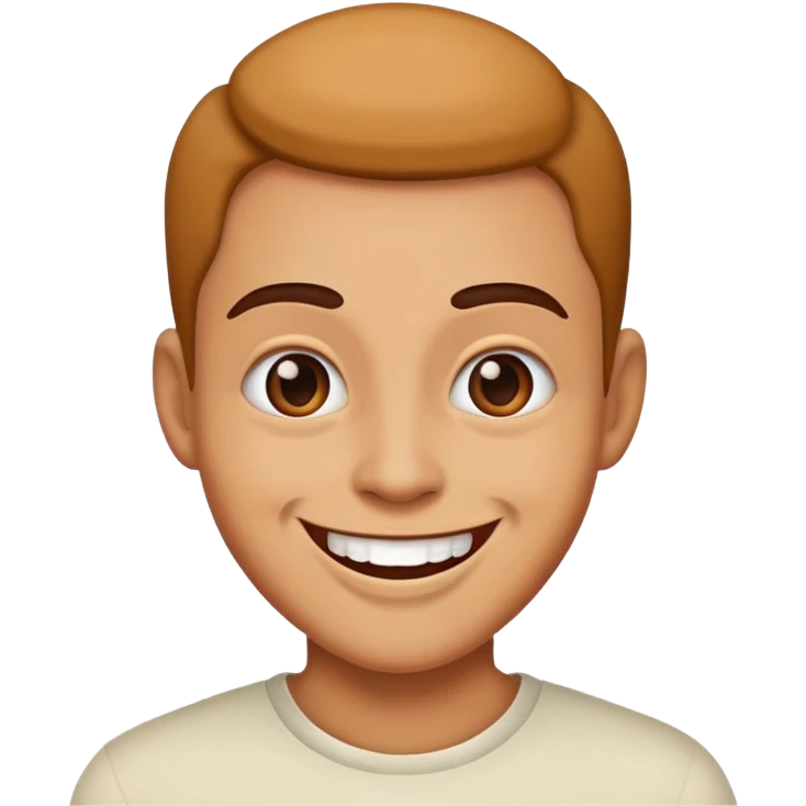Freaky smiling emoji