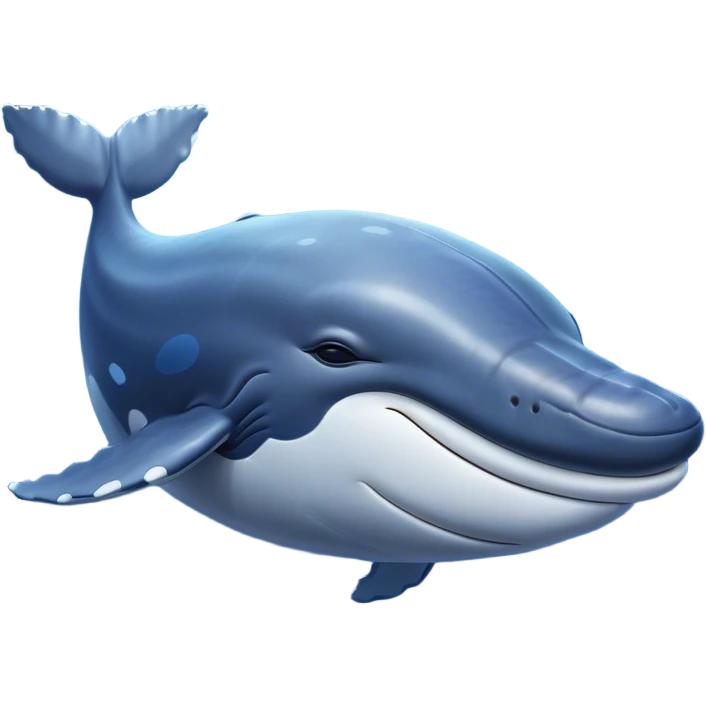 Meme-Worthy Cute Sleeping Humpback Whale Portrait Emoji, Head resting peacefully with a contented smile, showcasing an enormous blue-gray body with gently drifting pectoral fins and eyes softly closed in serene slumber, Simplified yet adorably endearing features, highly detailed, glowing with a soft, drowsy deep-sea light, high shine, relaxed and utterly lovable, stylized with an air of playful oceanic laziness, soft glowing outline, capturing the essence of a sleeping humpback whale that feels destined to become the next viral icon of adorable marine rest! emoji
