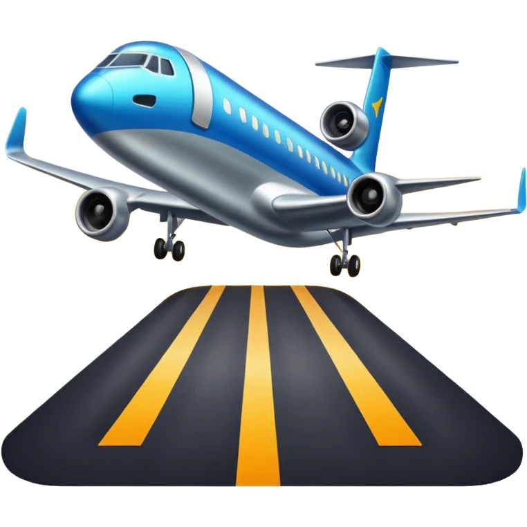 plane landing runway emoji