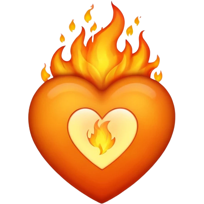 Fire heart  emoji