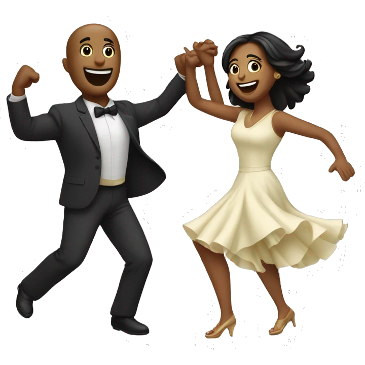 Pareja bailando  emoji