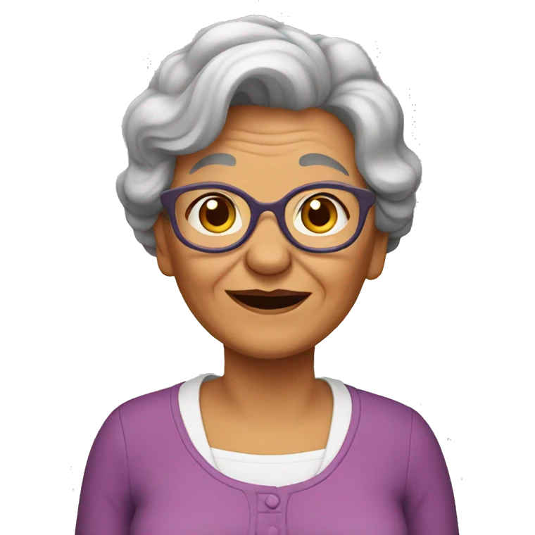 grandma emoji