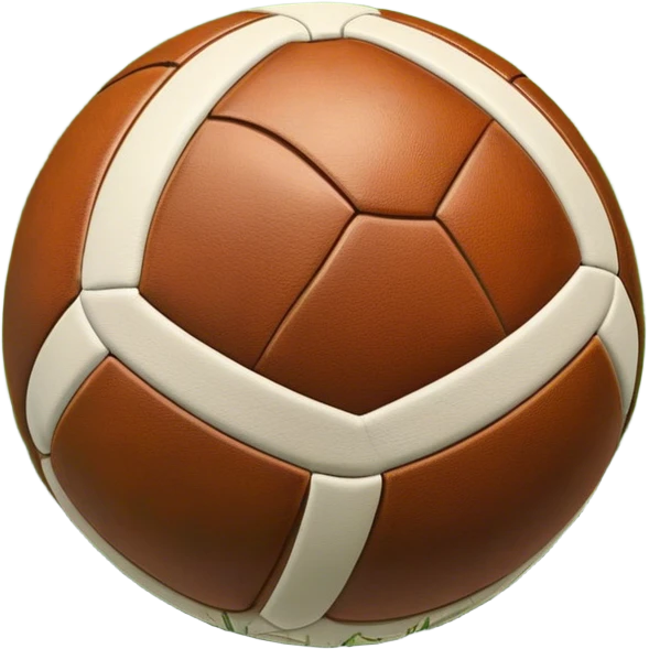 Cinematic Realistic image of an AFL ball resting on a lush, grassy field, showcasing weathered leather textures and intricate markings, bathed in soft, natural lighting that emphasizes its iconic role in the game emoji