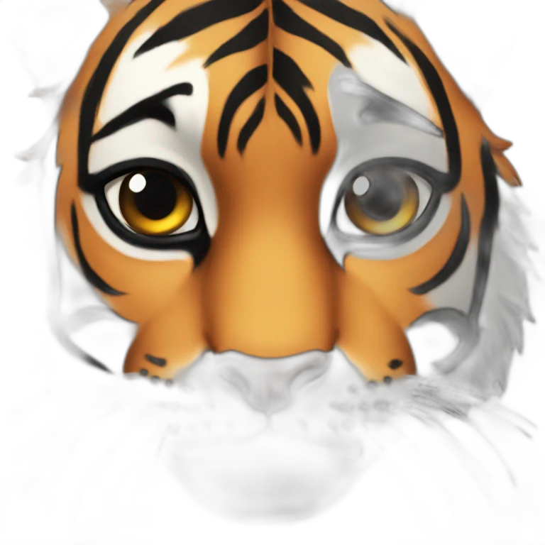 tiger eyes emoji