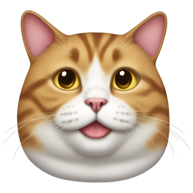 Fat cat  emoji