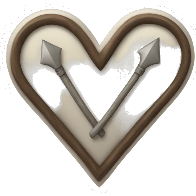 white arrowed heart emoji