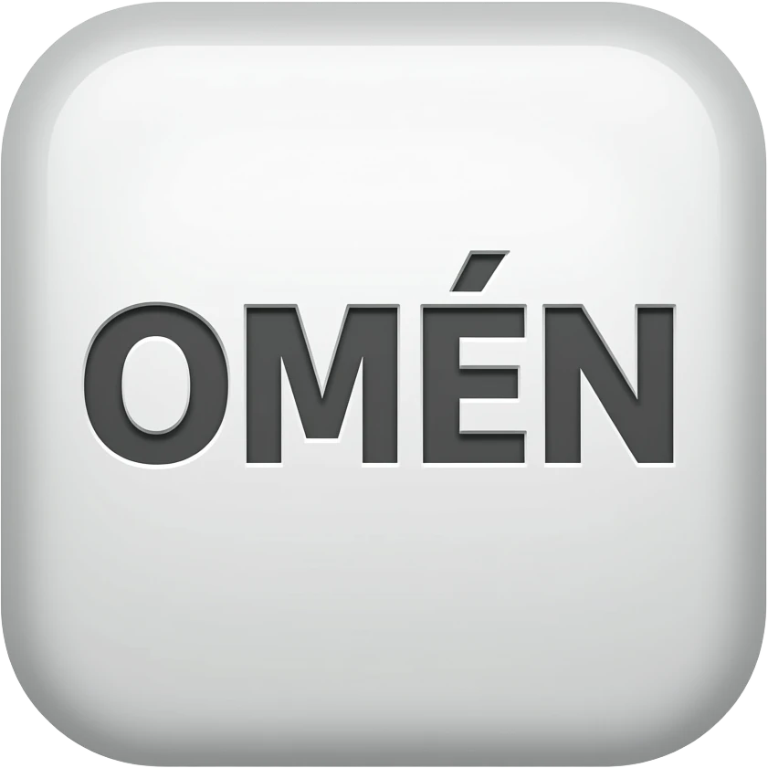 letters "AMÉN" emoji