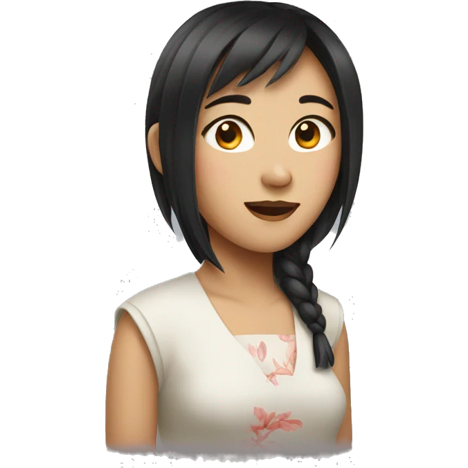 a chinese girl emoji