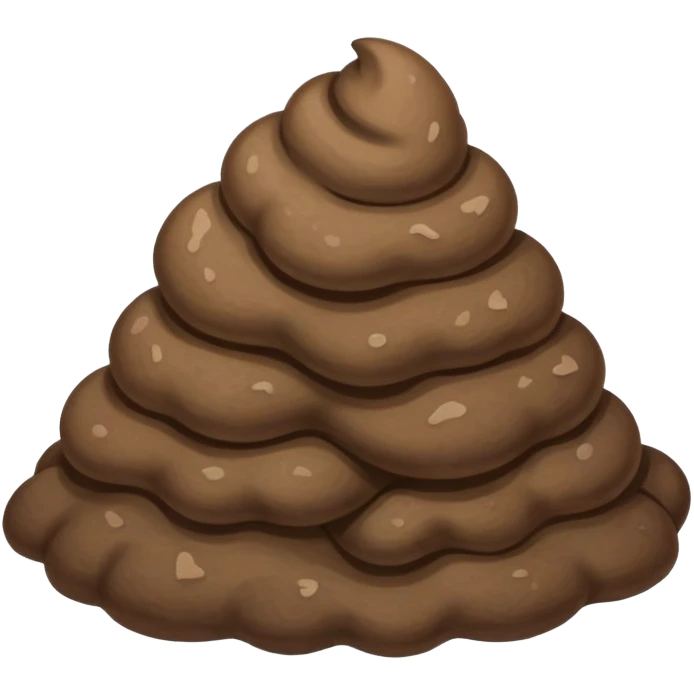 muted poop emoji