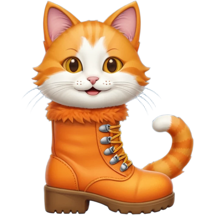 crea un emoji del gatto con gli stivali emoji