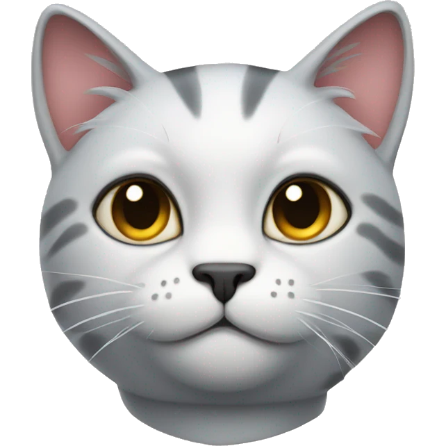 Cool cat with proud face expression  emoji