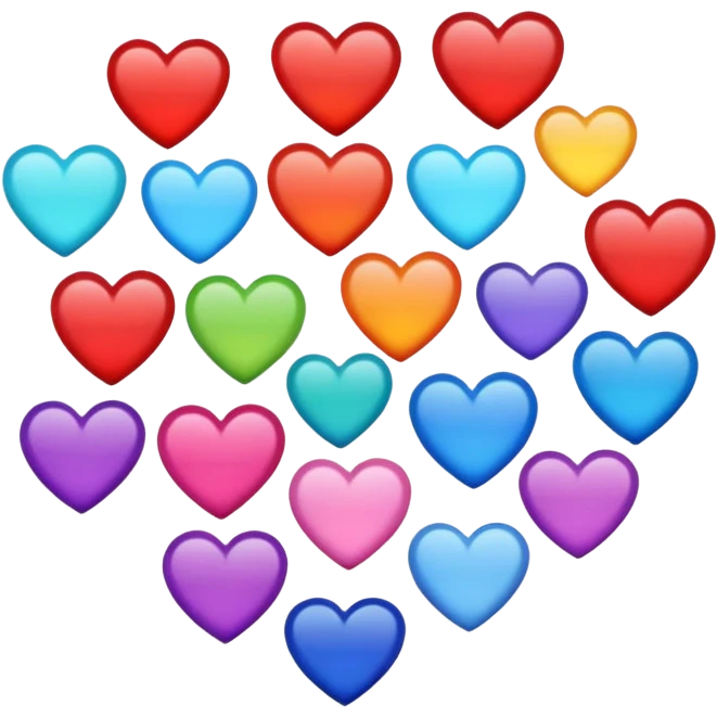 ❤️🧡💛💚🩵💙💜🩷🤍🖤 emoji