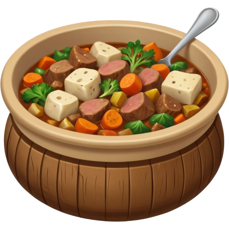 stew medieval in a bowl emoji