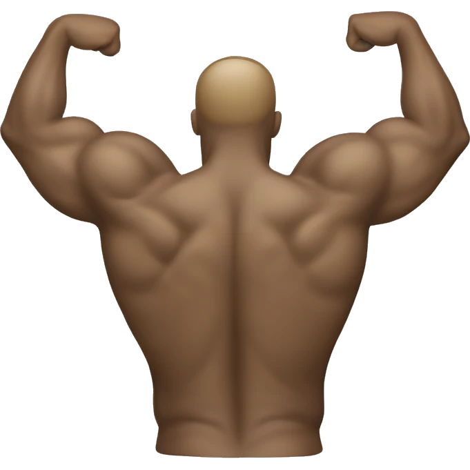 Strong back emoji