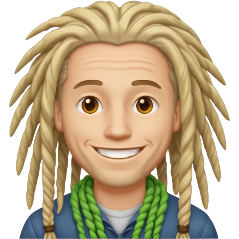 white man with locks emoji