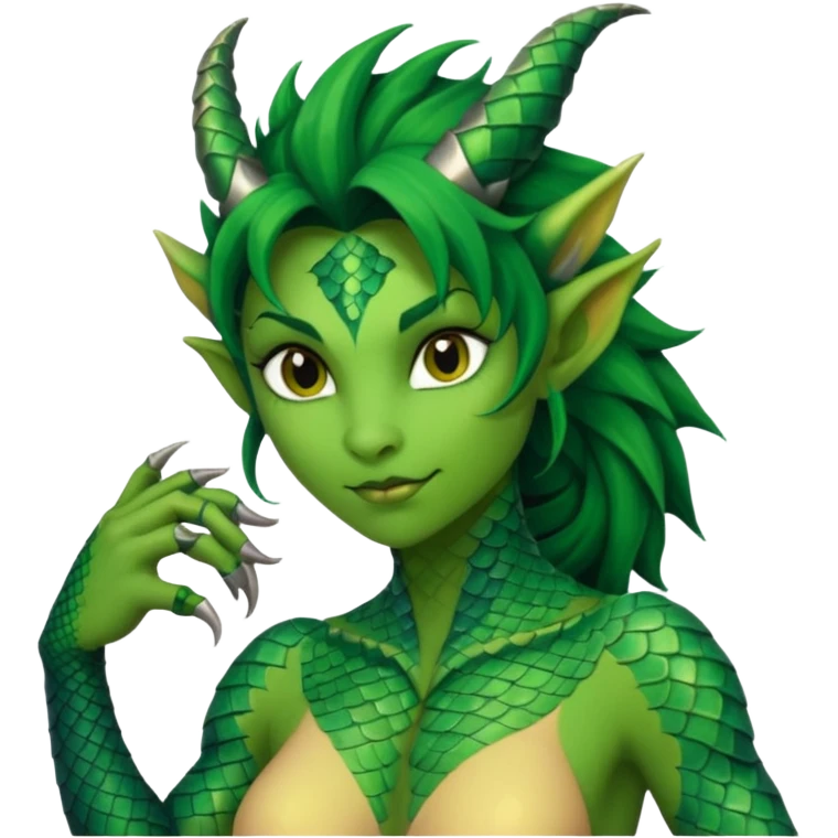 Dragon Woman naked emoji