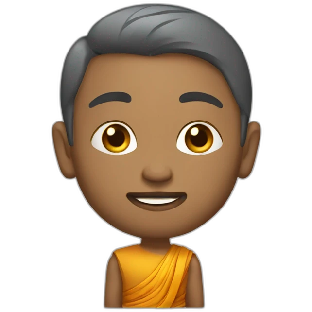 Buddhist Indian superhero emoji