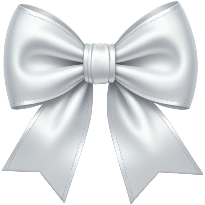 white bow emoji