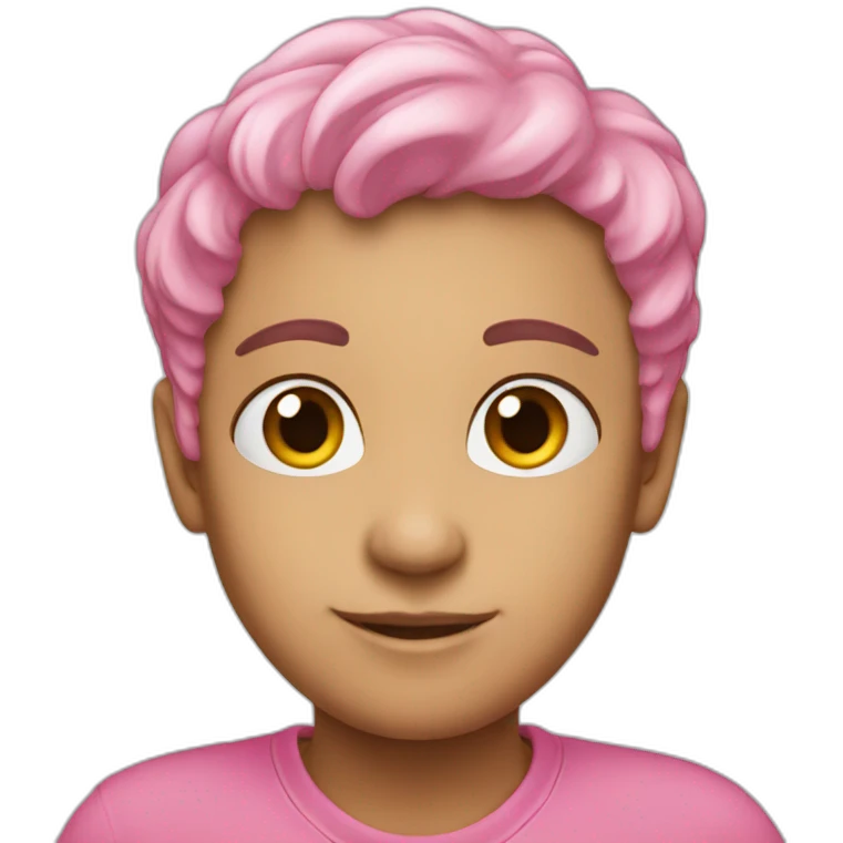 Pink  emoji