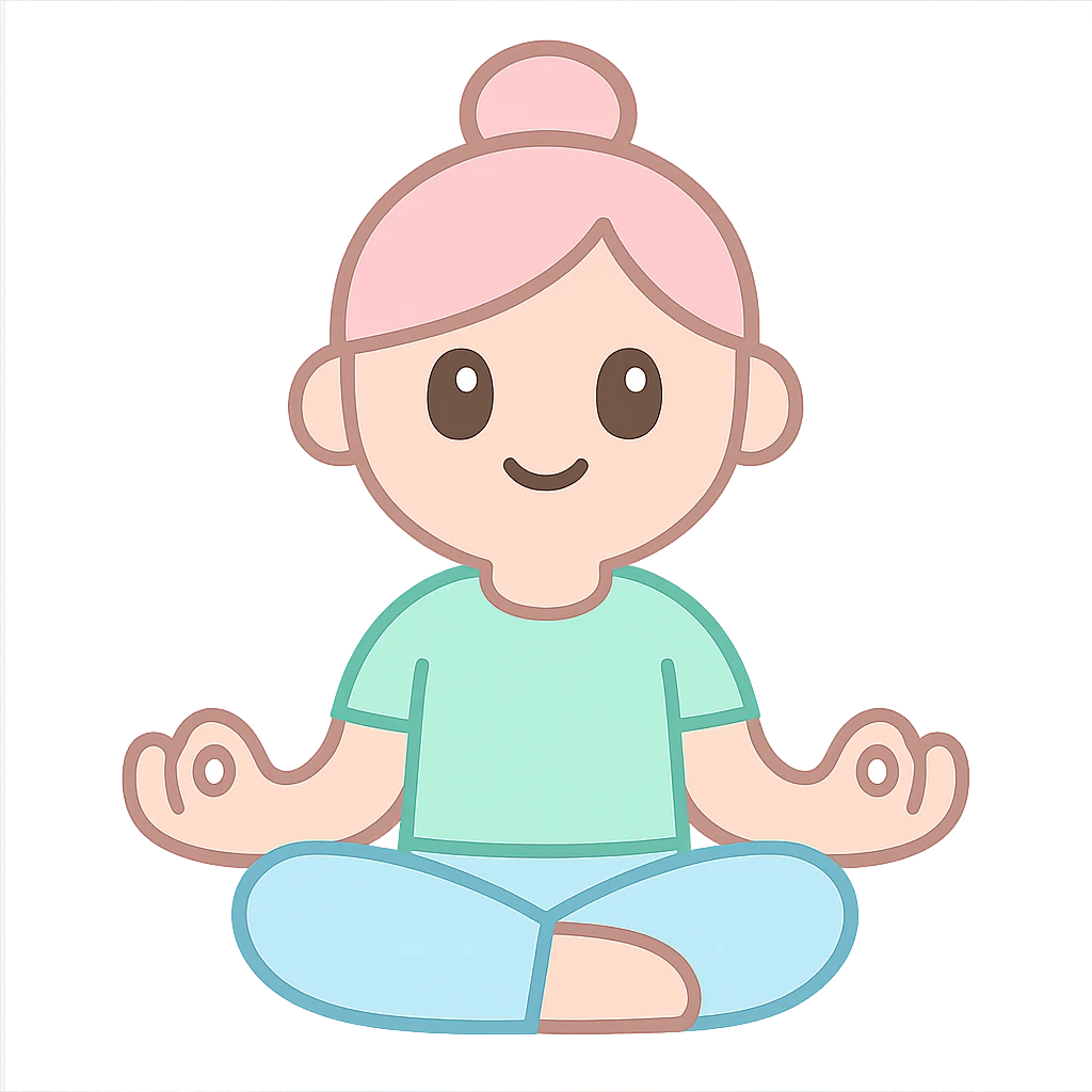 yoga pose emoji