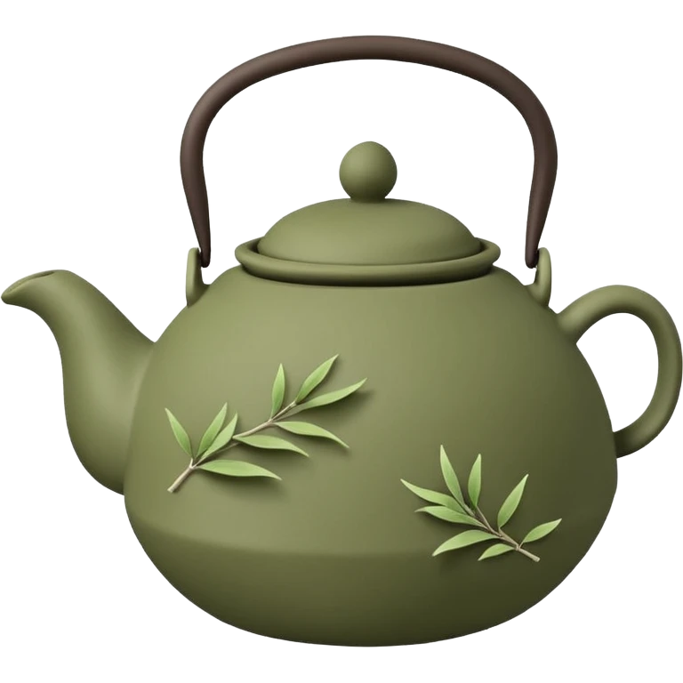 sencha. Kyusu, gong fu, 横手急須 emoji