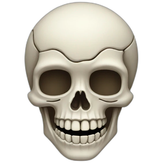 skeleton smile emoji