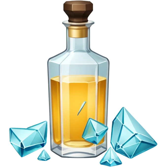 i want a shattered cologne with little pieces everywhere emoji
