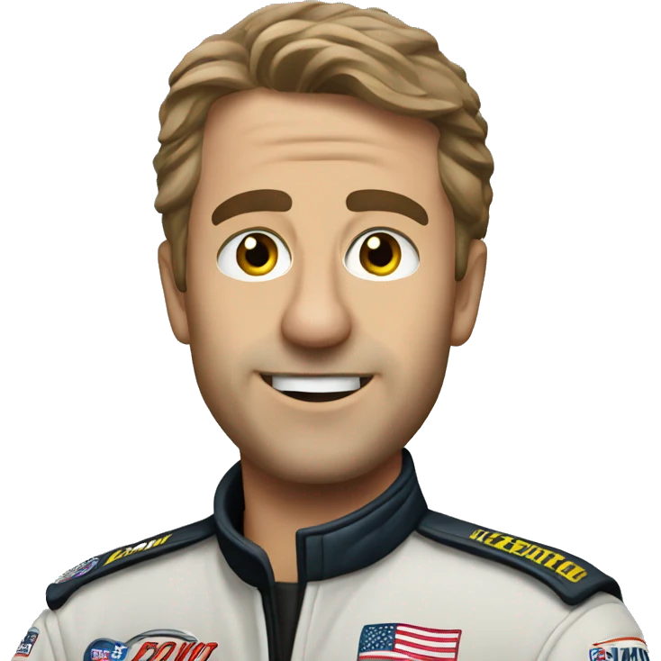 NASCAR pilot emoji