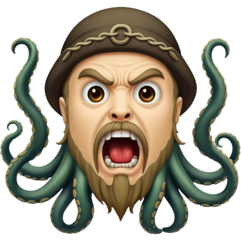 davy jones screaming emoji