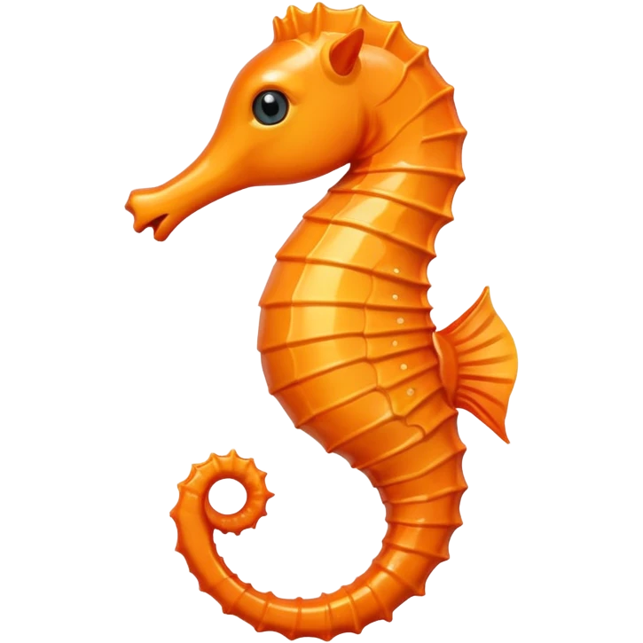 Orange seahorse emoji