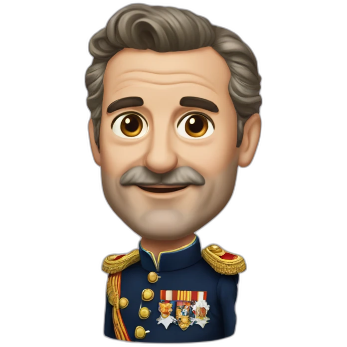 Hyperrealist Felipe vi king of spain emoji