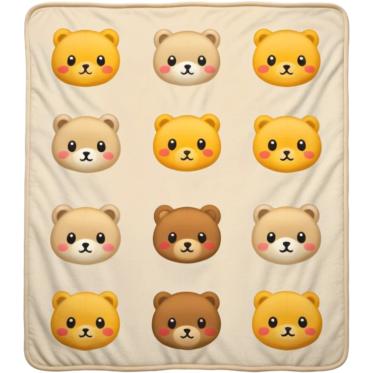Fleece Plush Throw Blanket emoji