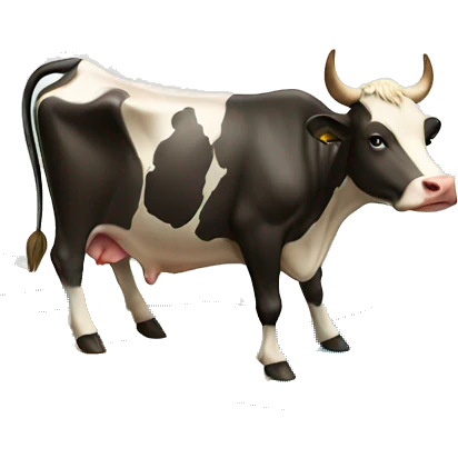 cow on surfboard emoji