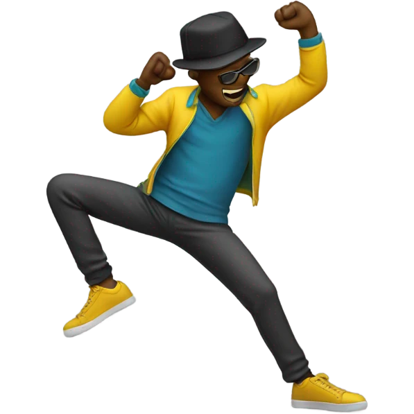 emoji man dabbing emoji