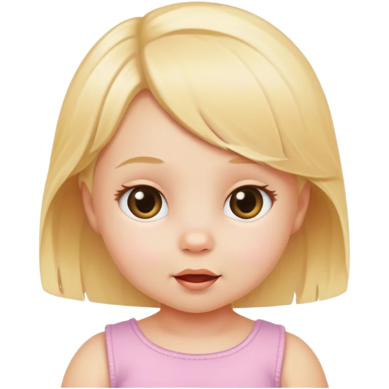 blond Baby girl  emoji