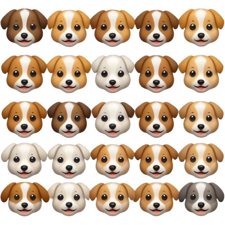 dog breed avatars cartoon emoji
