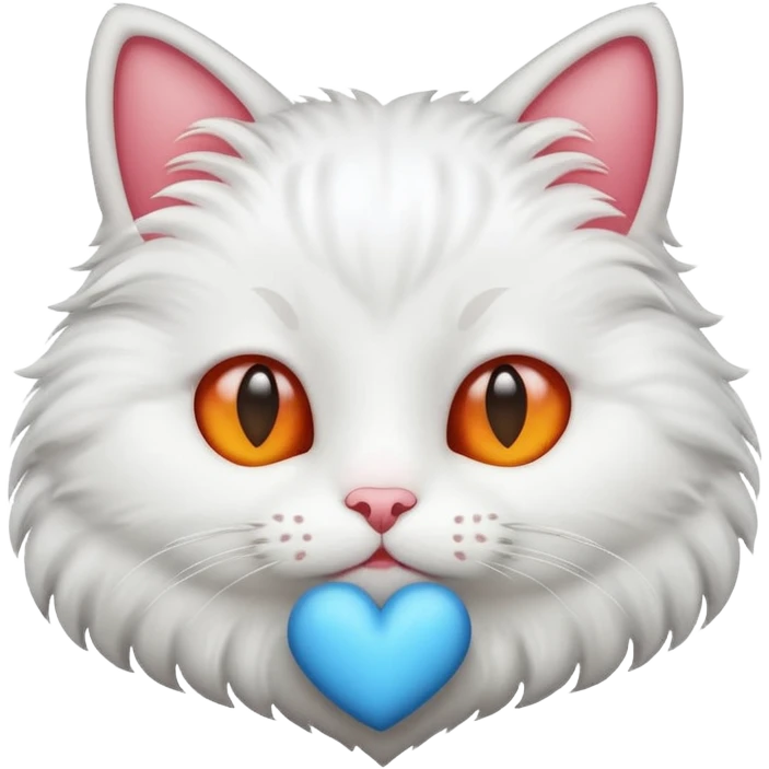 Heart cat emoji